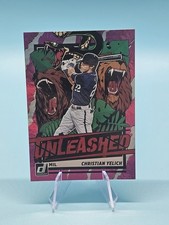 2021 Panini Donruss - Unleashed Christian Yelich #UNL20 Pink Fireworks - Brewers