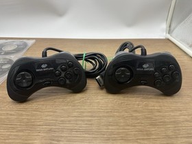 Sega Saturn MK-80000 Video Game Console Bundle with 2 Controllers (5) Games