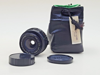 Vivitar 28mm f/2.8 Auto Wide-Angle Manual Focus Lens 28947214 w/ Caps Pouch