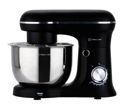 Culinary Chef 4.5L Stand Mixer   Stylish Black Finish, Powerful Mixing for All 