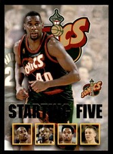 Hawkins Kemp Payton Perkins Schrempf 1996-97 Hoops Starting Five #25 ESE