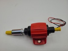 Edelbrock 17301 Micro In-Line Electric Fuel Pump 38 GPH 7 PSI Max Gas/E85 Red