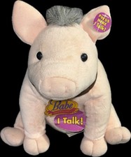 NWT Equity Toys TALKING Babe Pig in the City Plush 14" Does Not Talk AA
