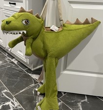 Toddler Dinosaur Costume One Size Green Dress Up Adjustable Straps
