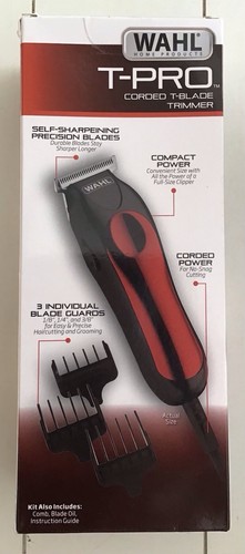 Wahl T-Pro Corded T-Blade Trimmer 9307-900 Attachments Shave Detail Outline Trim - Picture 2 of 4