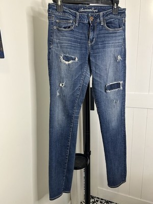 American Eagle Outfitters Women's Super Stretch Skinny Jeans Size 8 Cotton