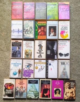 Classic Literature Book Lot - Twain, Dumas, Asimov, Huxley, Dickens, Etc. (26)