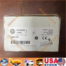 1PC New Allen-Bradley 1492-H5 Fusible Terminal Block Red LED in box US Free Tax