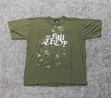 Vintage Made in USA The Fall of Troy Green Graphic Short Sleeve Size L