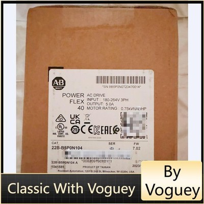 NEW Allen Bradley 22B-B5P0N104 PowerFlex 40 AC Drive 240V 3Ph 1HP US Free Tax