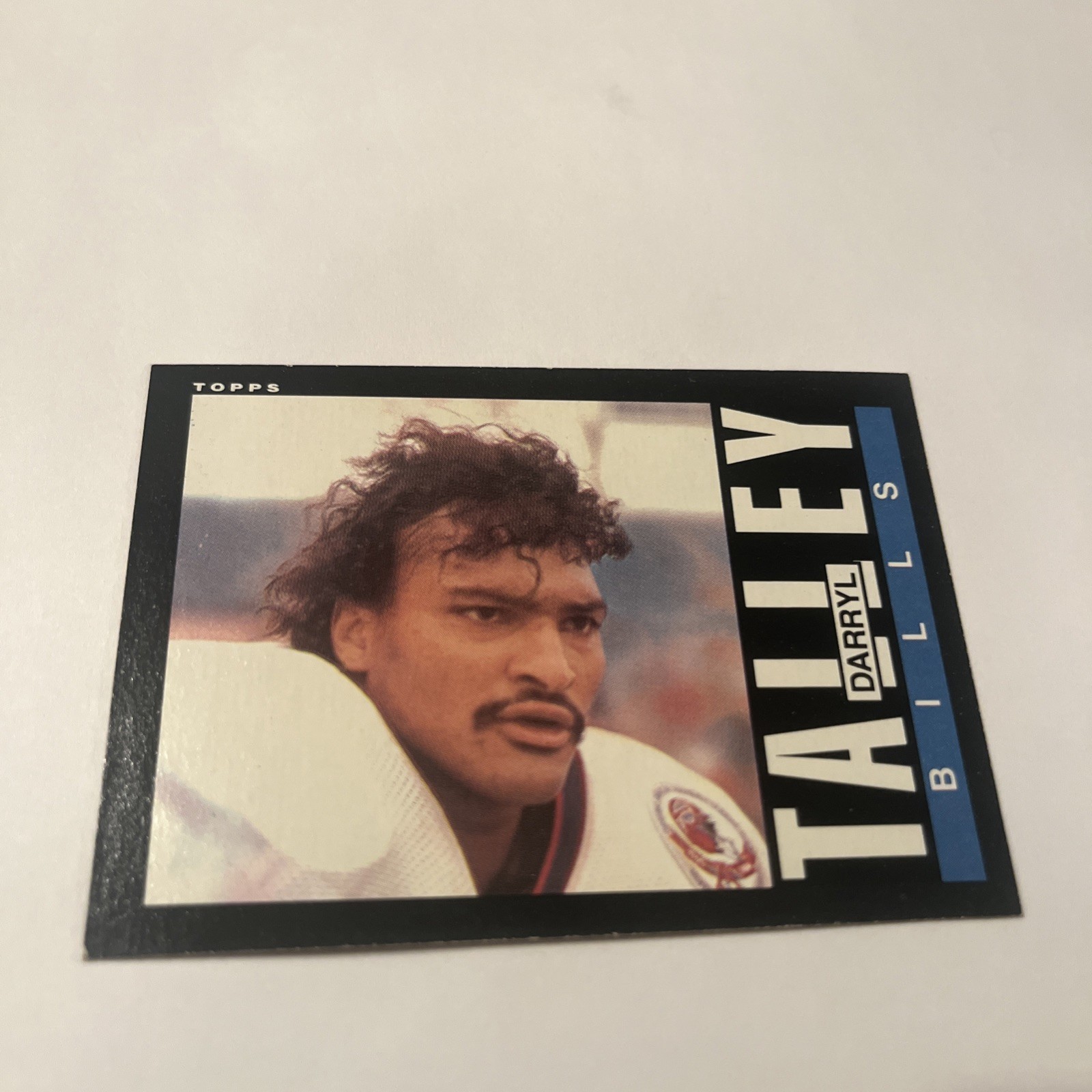 1985 Topps Darryl Talley Buffalo Bills RC VG # 207