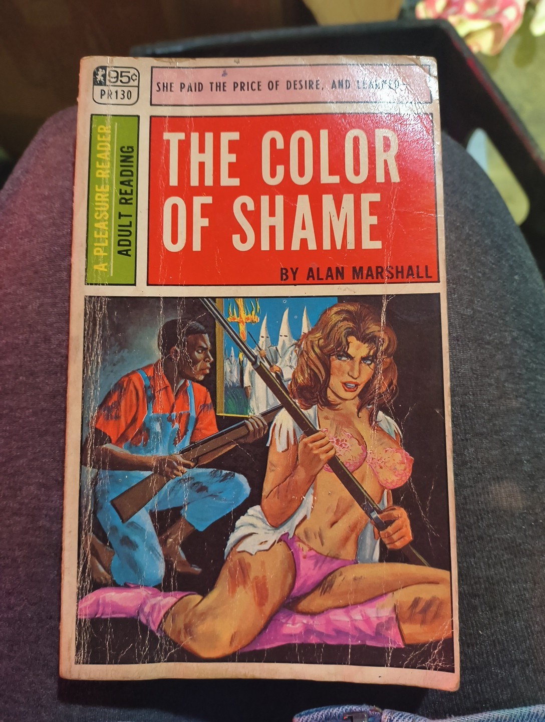 The Color Of Shame. A 1967 Novel Paperback