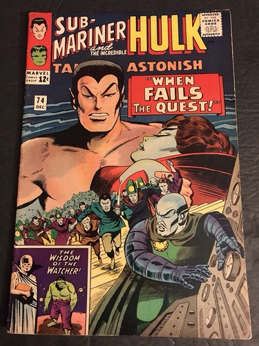 Tales To Astonish #74 1965 Marvel Comics Sub-Mariner  Hulk  Leader  Silver Age