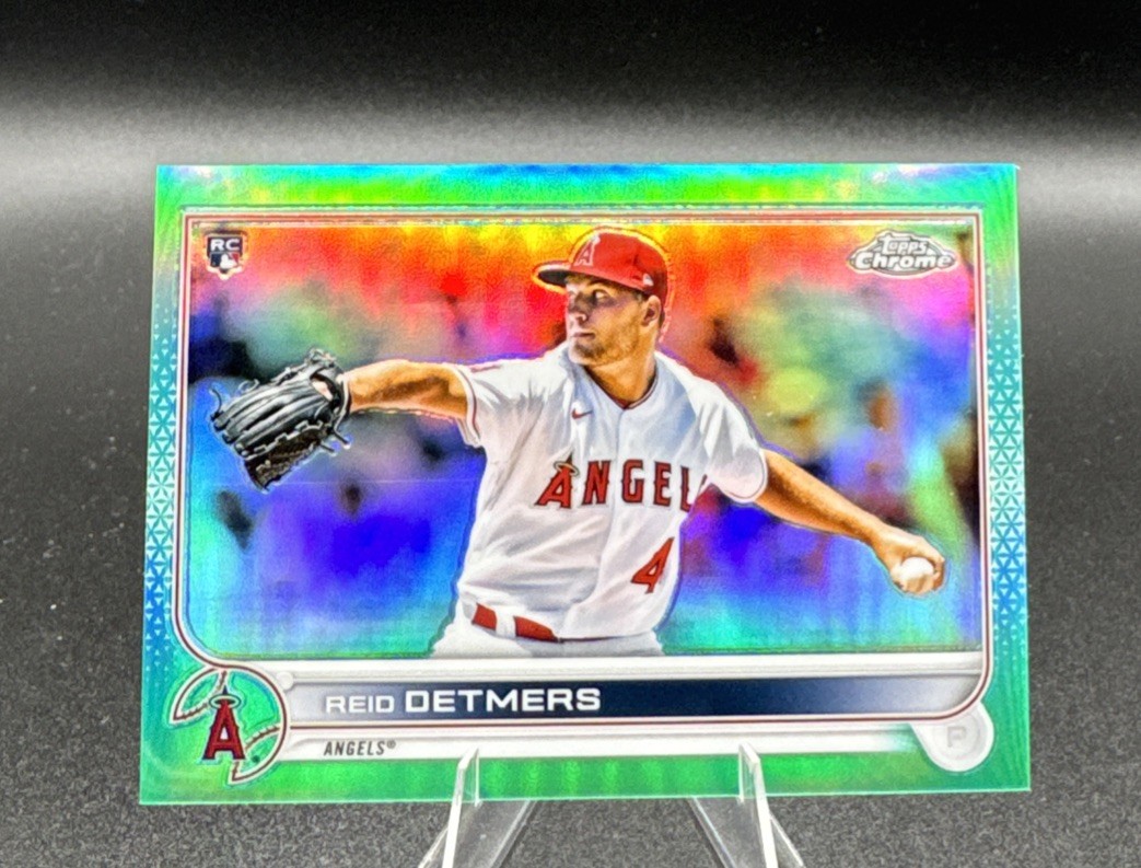 2022 Topps Chrome Aqua Refractor /199 Reid Detmers #79