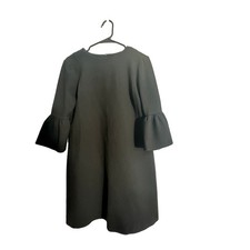 Zara Woman Bell Sleeve Shift Dress – Black – Size S