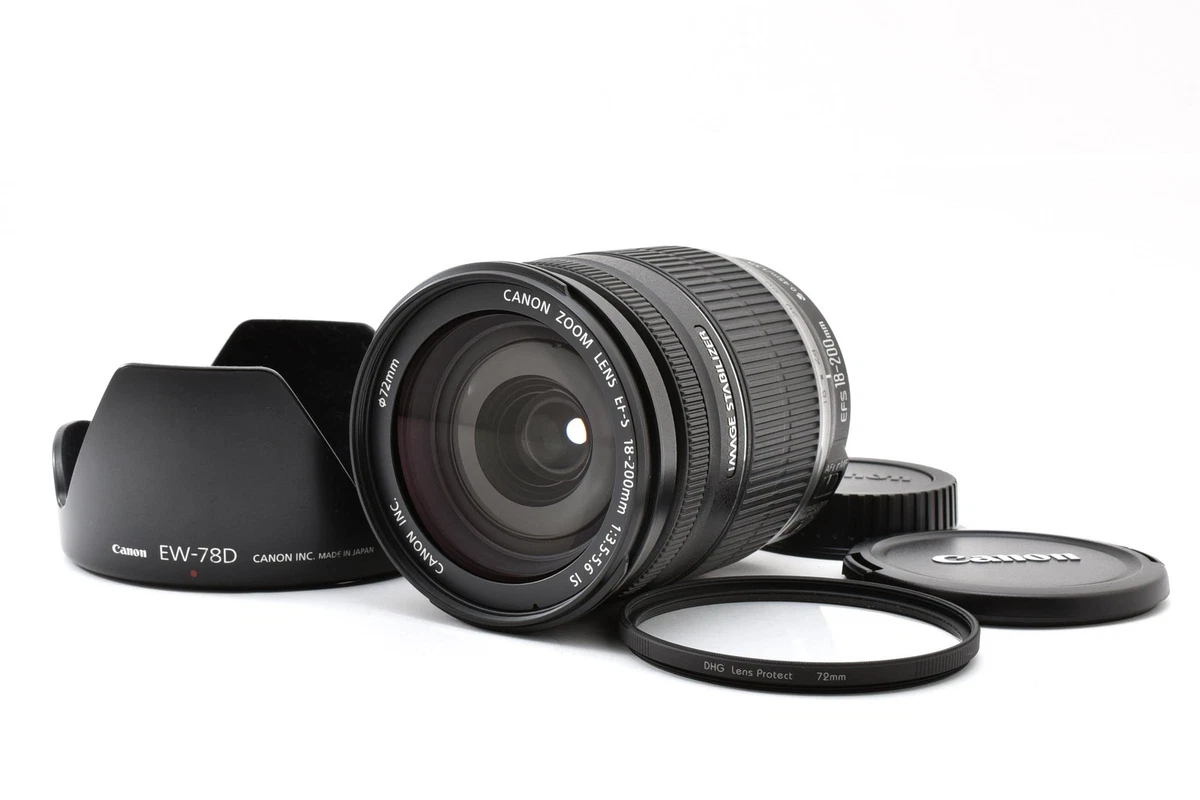 Canon EF-S 18-200mm Focal Camera Lenses for sale | eBay