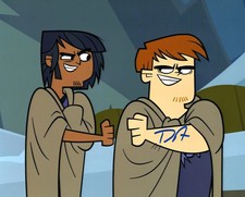Darren Frost Autographed Total Drama 8 x 10 Photo