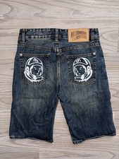 Billionaire Boys Club Denim Shorts Astronaut Helmet Mens Size 30 Streetwear BBC