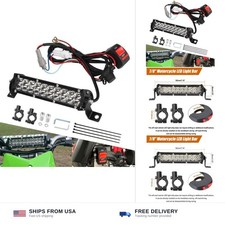Motorcycle LED Light Bar ON-Off Switch Headlight kit for CRF110 CRF250F KLX...