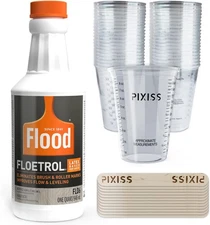 Floetrol for Acrylic Paint Pouring Medium 32 Fl Oz (Pack of 1), Clear, White 