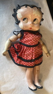 Super SALE ! Betty Boop Fleischer Studio Jointed Arm Doll 11''