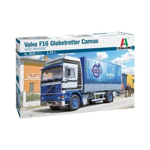 1:24 Italeri Volvo F16 Globe Trotter Canvas Truck Camion Kit IT3945 Modellino - Immagine 2 di 4