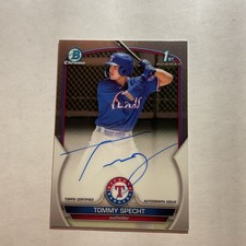 2023 Bowman Chrome Tommy Specht Prospect 1st Auto Autograph #CPA-TS Rangers⚾️