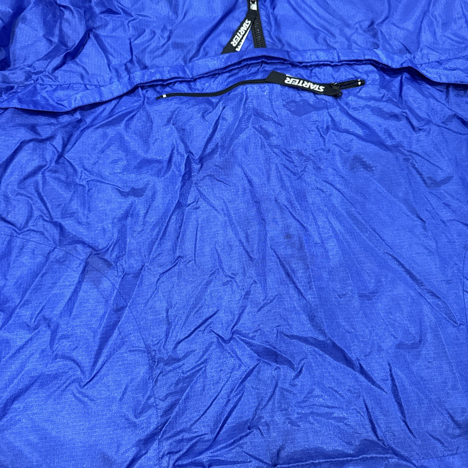 Vintage Starter Nylon Shell Pullover Quarter Zip … - image 2