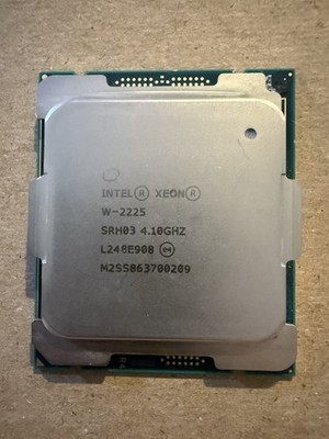 Intel Xeon W-2225 4.1GHz 4-Core Socket/FCLGA2066 /CPU Processor (SRH03) Nice! :)