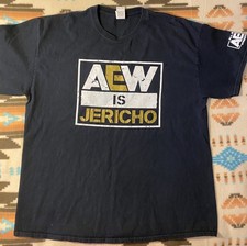 AEW Elite Wrestling Official T-Shirt Size Xl AEW Is Jericho 