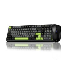 AULA Wireless Keyboard and Mouse Combo, F99 Pro Mechanical Keyboards with Kno...