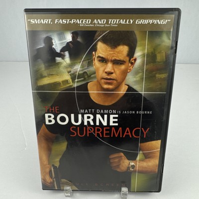 The Bourne Supremacy (DVD, Full screen) Matt Damon