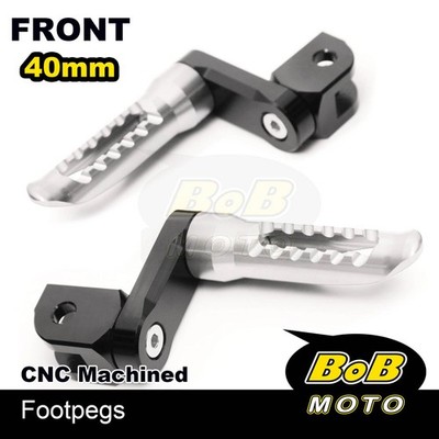 BOB 40mm Lower Rider Footpegs TIT For Kawasaki ER-6F Ninja 650R 13 14 15 16