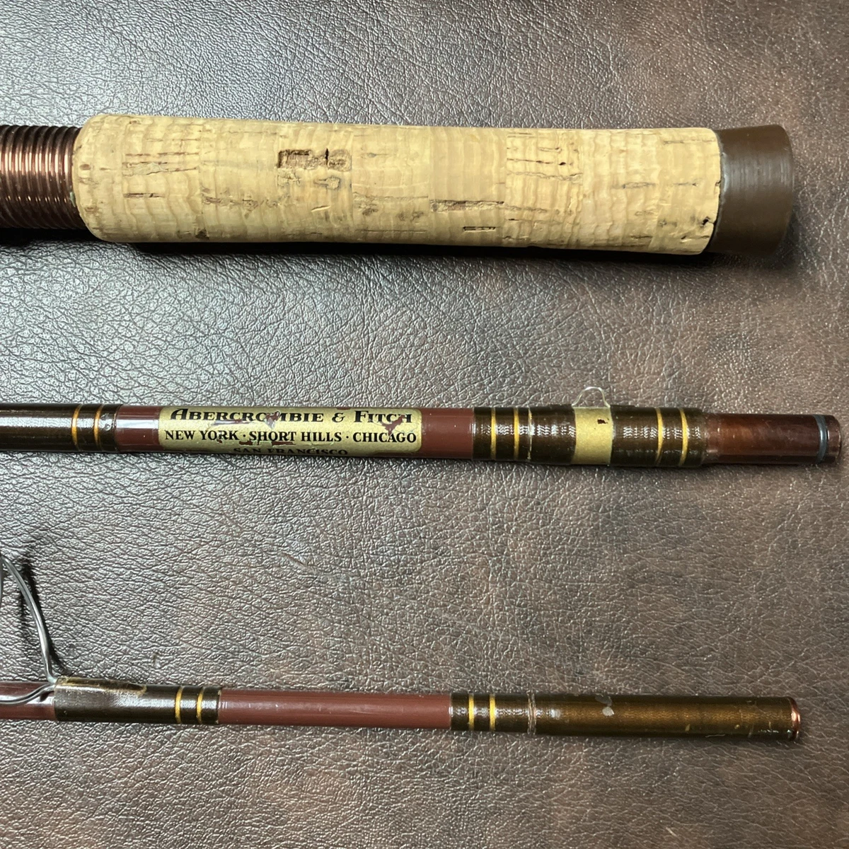 De colección Abercrombie & Fitch 6 Piezas Safari Pack Fly Rod con Estuche