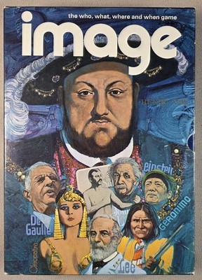 Image Board Game 1972 3M Bookshelf Game 100% Complete Who What When Where Game