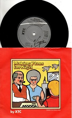 XTC:Making plans for Nigel/Bushman president/Pulsing pulsing:UK Virgin:1979