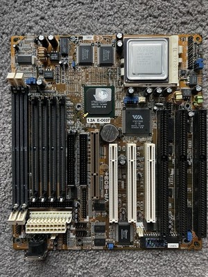 FIC VA-503+ With AMD-K6-2 Vintage Super Socket 7 AGP PCI ISA Tested Working!