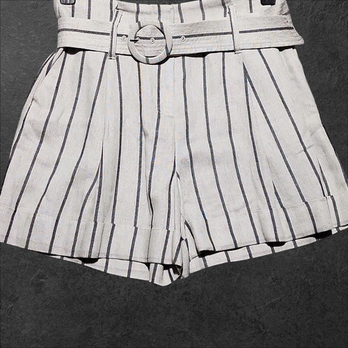 Worthington City Short Women’s Size 4 Natural Black Belted Career NWT MSRP$49 - Picture 2 of 7