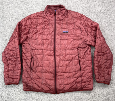 patagonia / 19aw Micro Puff Jacket/M/ナイロン/RED/84065SP19// Patagonia Mens XL Micro Puff Jacket Oxide Red Quilted Ultralight