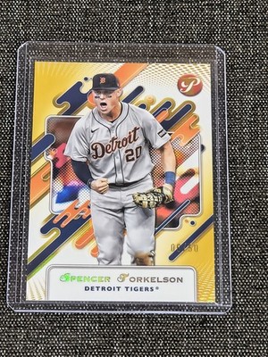 2025 Topps Pristine Spencer Torkelson #137 Gold Refractor /50 Tigers