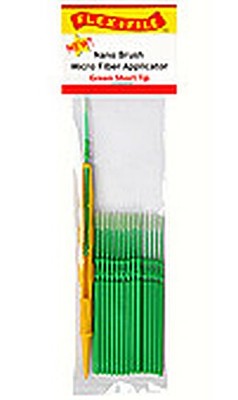 Flex-I-File Nano Brushes Short Tip Green Applicator - Hobby and Plastic Model