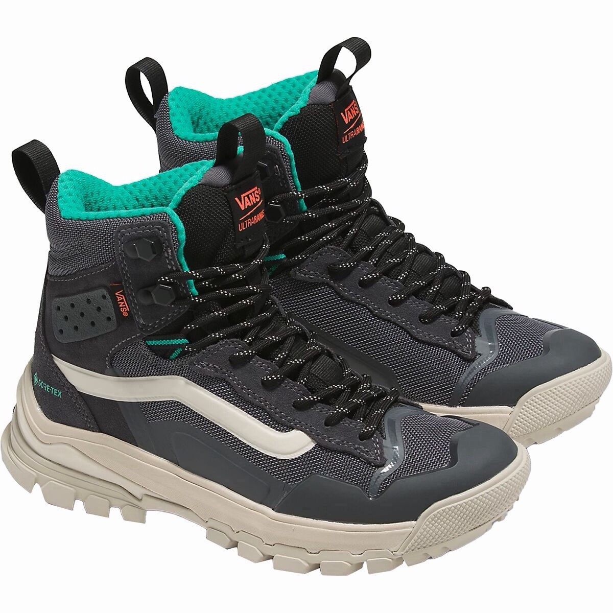 Vans UltraRange Exo Hi Boots Mens 7.5 Womens 9 Gray Teal MTE-3 GORE-TEX Hiking