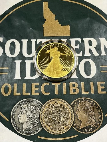 2021 Cook Islands St. Gaudens 25 Dollar Gold Eagle 1200 Mg Gold Coin