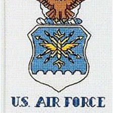 "Defender's Stitch  Frame: Customizable Military Cross Stitch  Photo Mount, 10