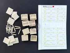 Resicast 1/35 C216 Ammo Boxes Set #2 for 40mm Bofors (8 boxes) (w/Decals) 352491