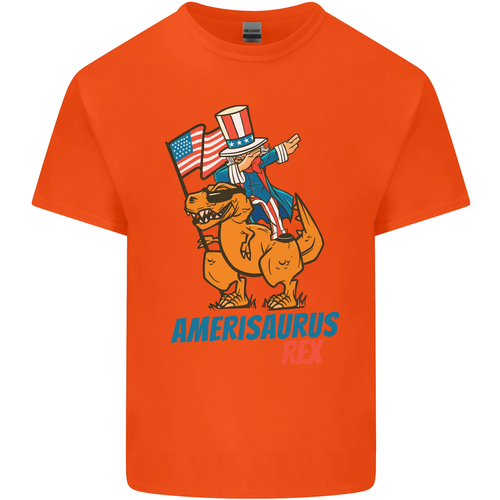 Camiseta Amerisaurus T-Rex Dabbing Tío Sam EE. UU. Niños Niños - Imagen 10 de 77