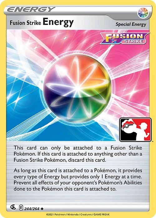 Fusion Strike Energy 244/264 Prize Pack Series Cards