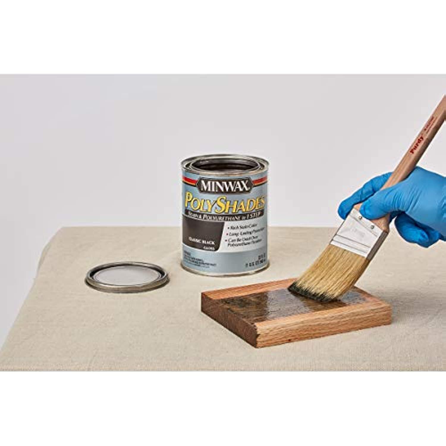 Minwax PolyShades Wood Stain + Polyurethane Finish Quart, Olde Maple
