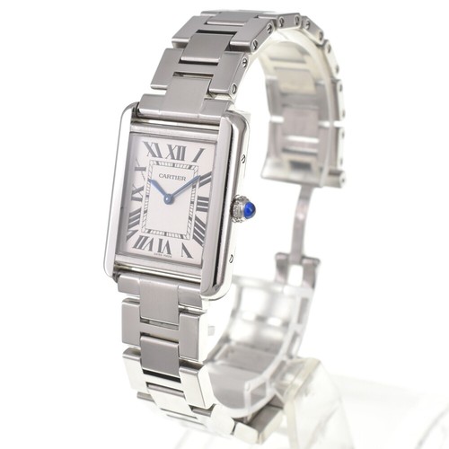 discount CARTIER Tank solo SM W5200013 Silver Dial Ladies Watch M#137588 - Picture 2 of 10