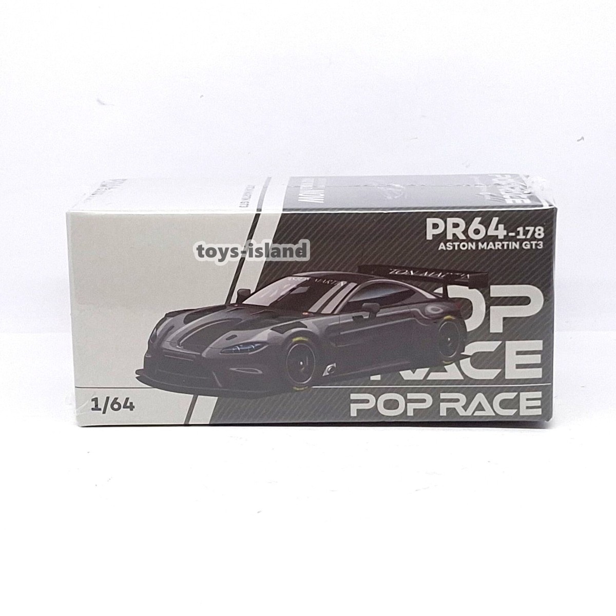 POPRACE PR64-178 ASTON MARTIN GT3 CARBON EDITION 1/64 POP RACE NEW